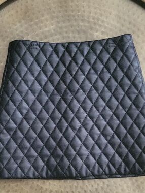 Quilted Black Women’s Skirt - Classic A-Line